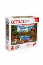 بزل KS Games COTTAGE Mountain Lake 1500 قطعة 85 x 60 CM