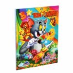 دفتر ارسم ولوّن TOM and JERRY كبير مع قناع - 14415