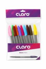 طقم أقلام جاف CLARO eco STICK 10 ألوان - 12074