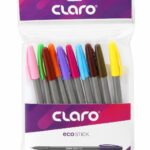 طقم أقلام جاف CLARO eco STICK 10 ألوان - 12074