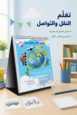 ⁦ستاند قلاب تعليمي وسائل النقل والتواصل - موديل 641⁩ - الصورة ⁦2⁩
