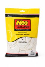 كيس بوالين Neo Balloon لاتكس أبيض 50 قطعة، 220 غ - 11892