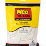 كيس بوالين Neo Balloon لاتكس أبيض 50 قطعة، 220 غ - 11892