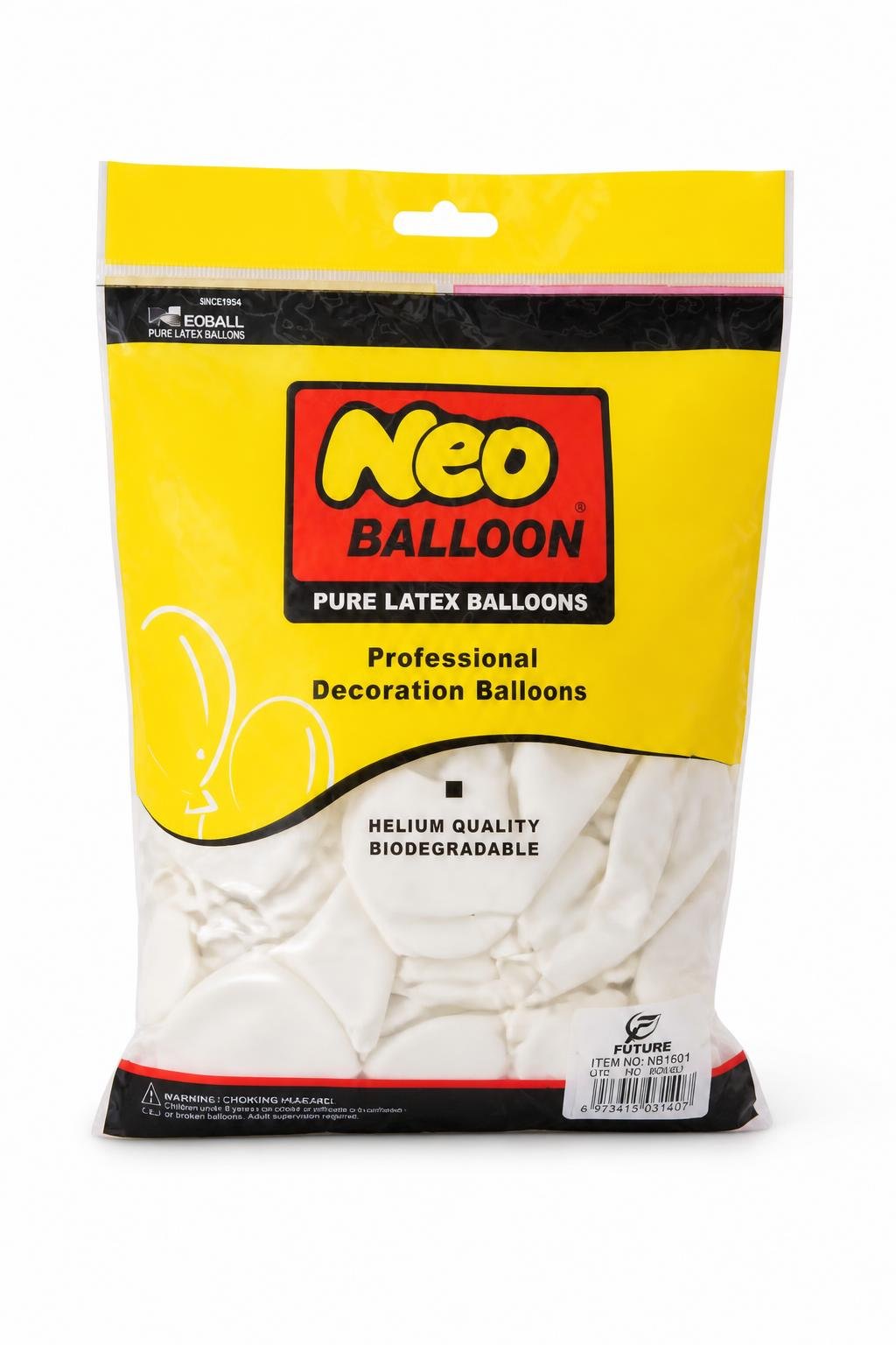 bdb38a4c-1b20-4815-bd30-709e7e2d4f7d.jpg كيس بوالين Neo Balloon لاتكس أبيض 50 قطعة، 220 غ - 11892 - الصورة 1