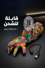 ⁦لعبة رشاش حبيبات جل قبضة يد قابلة للشحن مع نظارات 16479⁩ - الصورة ⁦3⁩