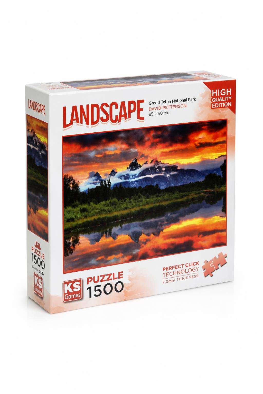 c5431064-83a5-4f58-acba-9a6629fee5c5-1.jpg بازل KS Games Landscape 1500 قطعة Grand Teton - موديل 12434 - الصورة 1