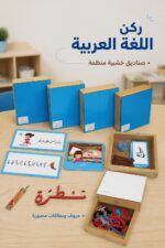 ⁦ركن اللغة العربية صناديق المرحلة الزرقاء 20075 - موديل 673⁩ - الصورة ⁦2⁩