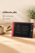 ⁦تابلت كتابة LCD ملون 8.5 إنش أحمر موديل 2267395⁩ - الصورة ⁦3⁩