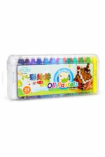 علبة ألوان شمع برم Jlee Bear 24 لون موديل 5120