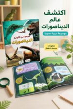 ⁦كتاب موسوعتي الأولى عن الديناصورات للأطفال - موديل 6370⁩ - الصورة ⁦2⁩