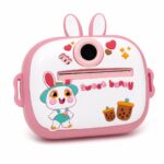 كاميرا رقمية صغيرة Sweet bunny بطباعة أبيض وأسود - 3322172