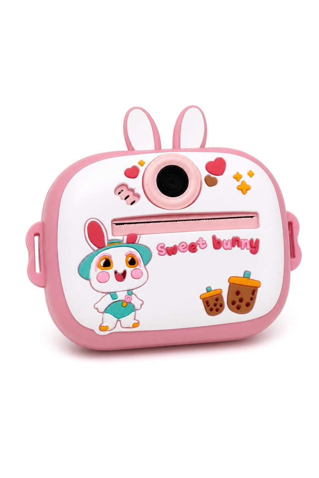 ccb1942c-b4c1-4251-b364-db4142c42c0a-1.jpg كاميرا رقمية صغيرة Sweet bunny بطباعة أبيض وأسود - 3322172 - الصورة 1