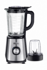 خلاط Kenwood BLM45.240SS زجاجي بقدرة 1000 واط مع وظيفة سحق الثلج