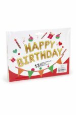 مجموعة بوالين Happy Birthday ذهبية 13 بالون - موديل 9842813