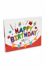 مجموعة بوالين Happy Birthday ملونة 13 بالون - 6083528