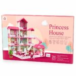 قصر دمى Princess House من QIXI TOYS، 308 قطع