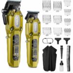 طقم ماكينة حلاقة وتشذيب VGR 600&900 بشاشة LED