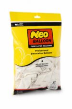 بالونات Neo Balloon بيضاء لاتكس للزينة 50 قطعة - 1960843