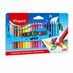 ألوان شمع Maped Color'Peps Wax، 24 لون - موديل 7475556