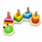 لعبة Caterpillar Peg Puzzle من EDU TREE للأعمار 18+ شهر - 15997