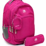 حقيبة BodyPack 18 إنش وردية مع مقلمة وجزدان - 9971539