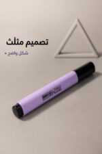 ⁦قلم هاي لايتر مثلث بنفسجي فاتح - موديل 5215056⁩ - الصورة ⁦3⁩
