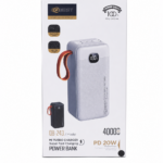 باور بانك QBest 40000mAh شحن سريع 22.5 واط QB243