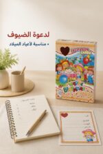 ⁦مجموعة بطاقات دعوة عيد ميلاد RABIE 5494182، 40 كرت مع ظرف⁩ - الصورة ⁦3⁩