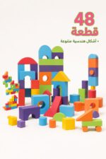 ⁦مكعبات إيفا ملونة 48 قطعة - موديل 7602602⁩ - الصورة ⁦2⁩