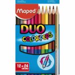 ألوان خشبية Maped Color'Peps DUO طرفين 12 قلم/24 لون - 1403