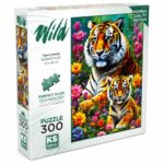 بازل KS Games Wild Tigers Family 300 قطعة - موديل 12425