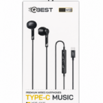 سماعات QBest QB717 عضم Type-C مع مايك وتحكم بالصوت