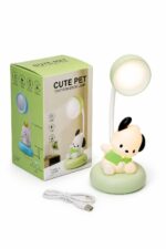 مصباح مكتبي Cute Pet كرومي قابل للشحن موديل 10182