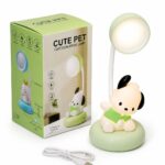 مصباح مكتبي Cute Pet كرومي قابل للشحن موديل 10182