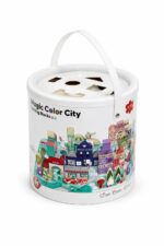 صندوق مكعبات خشبية Magic Color City 135 قطعة موديل 16207