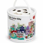 صندوق مكعبات خشبية Magic Color City 135 قطعة موديل 16207