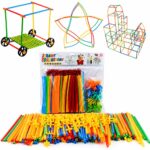 لعبة تركيب ثلاثية الأبعاد STRAWS CONNECTORS 220 قطعة موديل 2752