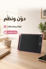 ⁦تاب ذكي LCD ملون 8.5 بوصة للرسم والتدوين - 12019⁩ - الصورة ⁦3⁩