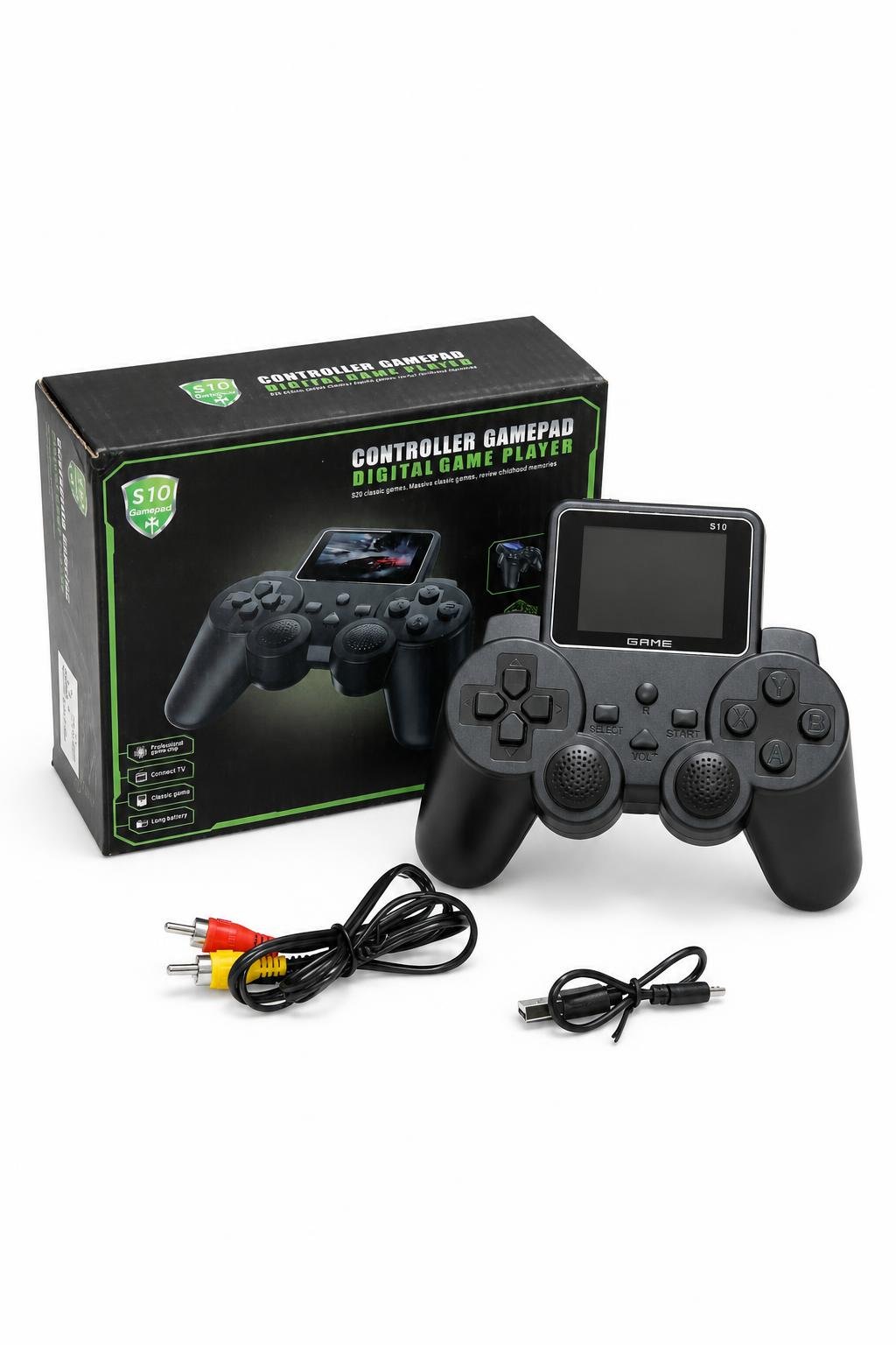 e57b08bc-ad6d-4ece-bfcf-14a3cc9f7640.jpg أتاري إلكترونية S10 Gamepad مع شاشة و520 لعبة - 7531495 - الصورة 1