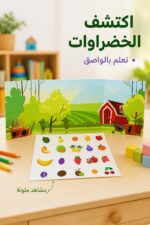 ⁦دار النخبة تعلم مع اللواصق اكتشاف الخضراوات 667⁩ - الصورة ⁦2⁩