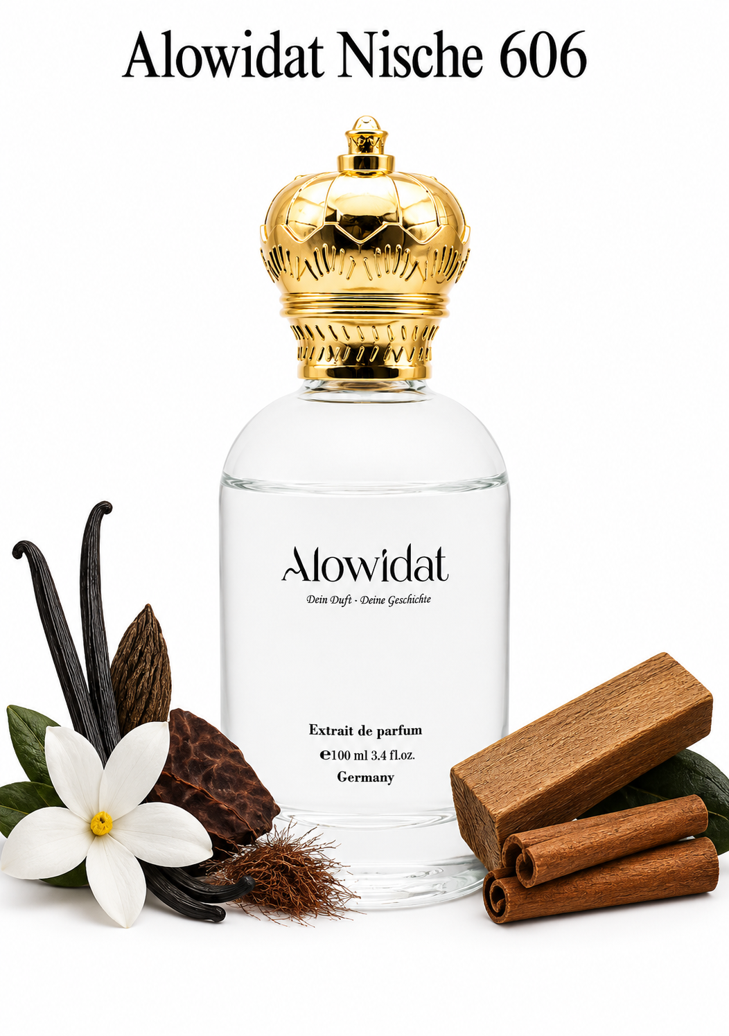 e7895149-e2c3-4dcb-aa09-72cce793e253 عطر للجنسين Alowidat Nische 606 – شرقي دافئ بلمسة روم وفانيليا وخشب الصندل - الصورة 1