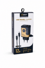 شاحن QBest بقدرة 12 واط مع وصلتي Micro QB39
