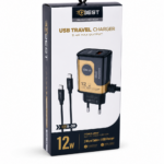 شاحن QBest بقدرة 12 واط مع وصلتي Micro QB39