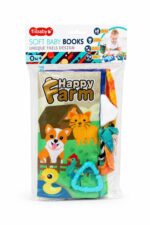 كتاب قماشي tiibaby Happy Farm بذيول - موديل 16144