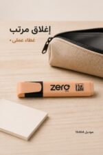 ⁦قلم هاي لايتر Zero Miss Flat Light خوخي - موديل 16464⁩ - الصورة ⁦4⁩
