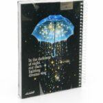 دفتر الأديب هارد كفر سلك قياس وسط 200 ورقة - 12723