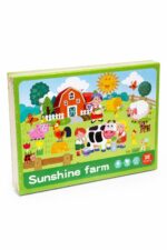 لوح Sunshine farm وايت بورد وطبشور بقطع ممغنطة 15811