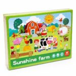 لوح Sunshine farm وايت بورد وطبشور بقطع ممغنطة 15811