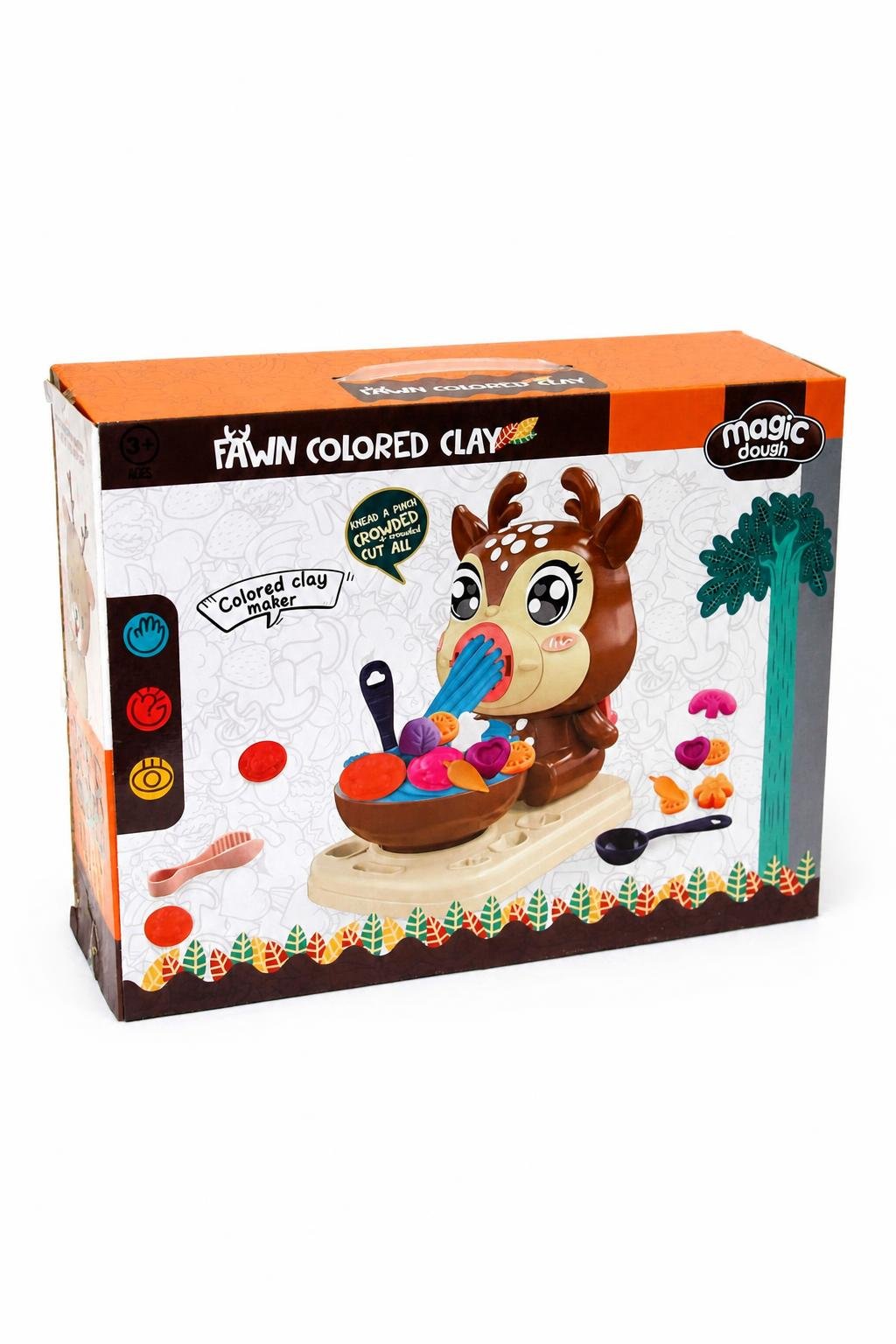 f23c5a4f-725d-475c-b22c-186cbcc9a9ab.jpg فرامة معجون Fawn Colored Clay بشكل غزال للأطفال 3+ - 4811370 - الصورة 1