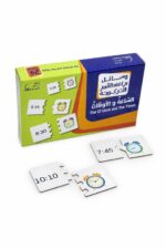 بزل خشبي تعليمي الساعة والأوقات 24 قطعة - موديل 516